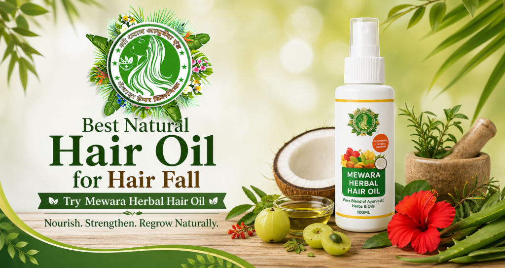 Best Natural Hair Oil for Hair Fall | Shri Shyam Ayurveda and Mewara Hair Clinic